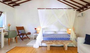 boutique hotel Pousada Capim Santo located in Trancoso in Brazil, on the coast of Bahia