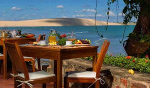 small hotel Pousada Jeriba located in the rustic village of Jericoacoara in Brazil