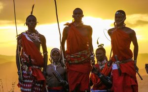 Maasai Dancing in Kenya