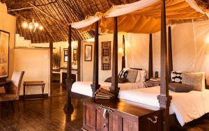 luxury boutique lodge Tawi Lodge, located in Amboseli national park in Kenya