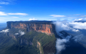 Majestic view of Mount Roraima in the north of Brazil