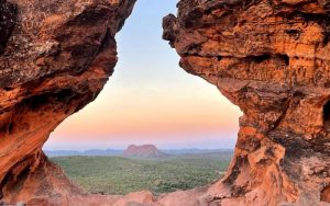 sunset in Chapada das Mesas, Maranhao, Brazil