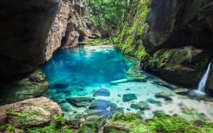 Poco do Encanto in Chapada das Mesas, Maranhao, Brazil
