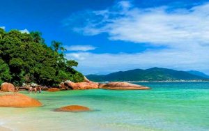 Florianopolis beach in Brazil