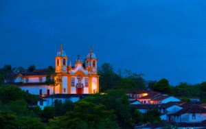 Church in Tiradentes, Brazil