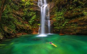 Santa Barbara Wateerfall in Chapada dos Veadeiros