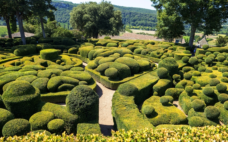 Marqueyssac Gardens in Dordogne