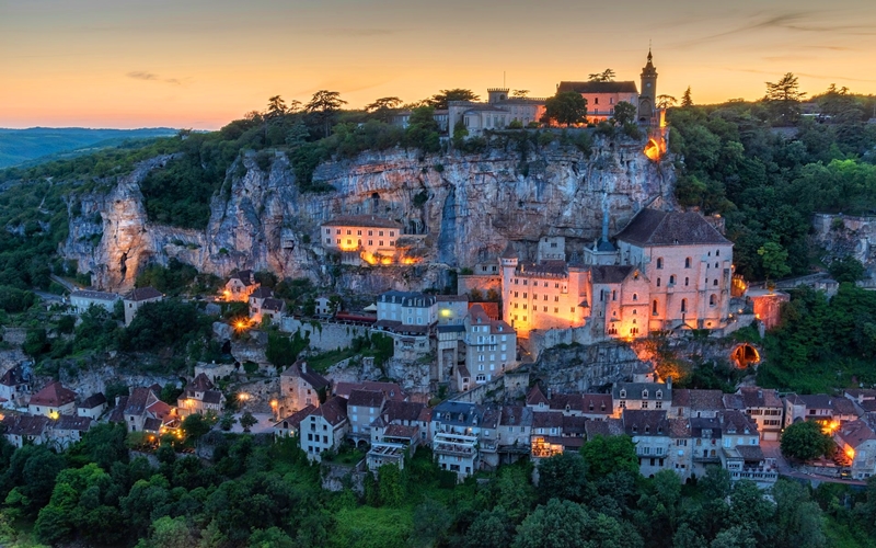 Rocamadour Village in Dordogne