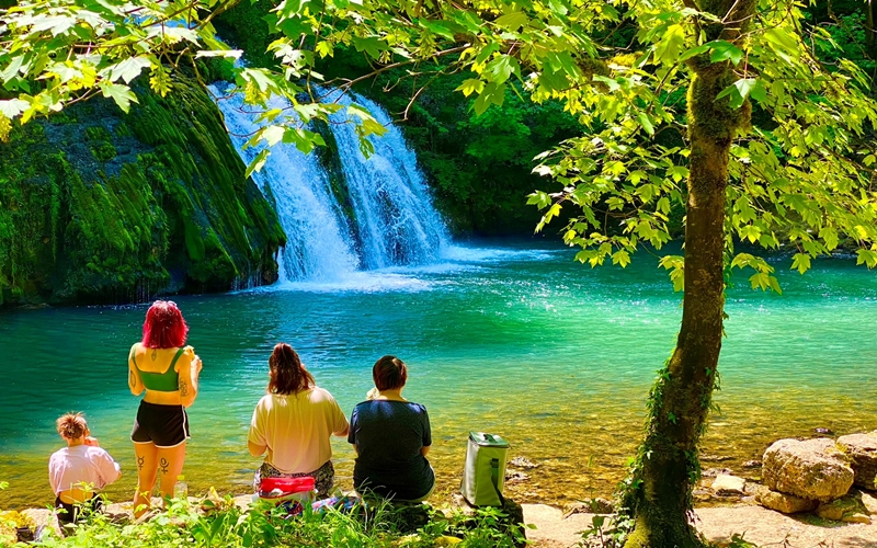 Source du Lison in Nans-sous-Sainte-Anne in France
