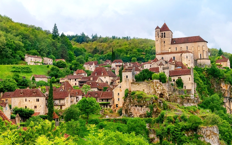 Medieval Village in France