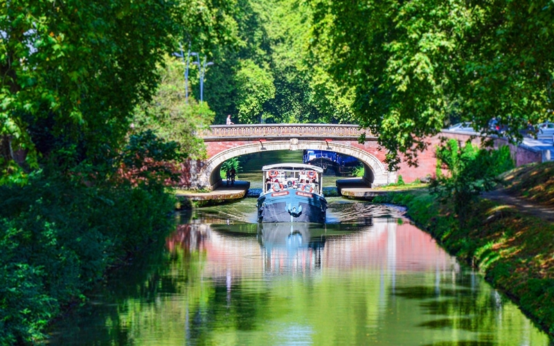 Canal du Midi in France