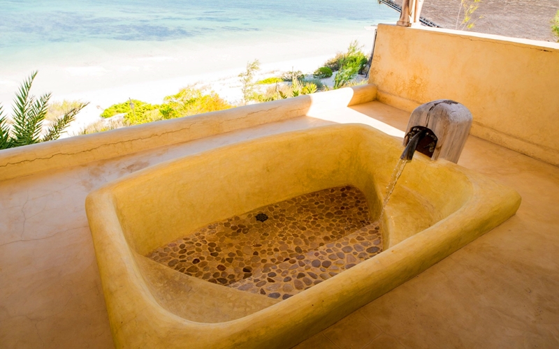 Luxury beachfront hotel Five Senses Lodge, Tsiandamba, Madagascar