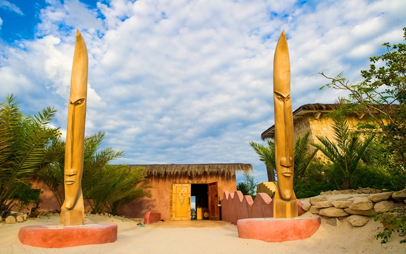 Luxury beachfront hotel Five Senses Lodge, Tsiandamba, Madagascar