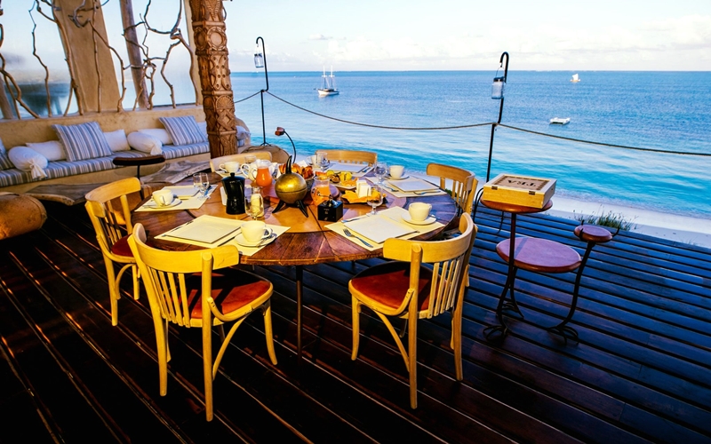 Luxury beachfront hotel Five Senses Lodge, Tsiandamba, Madagascar