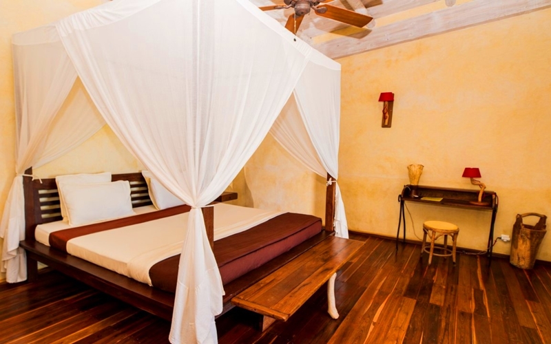 Luxury beachfront hotel Five Senses Lodge, Tsiandamba, Madagascar