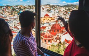 Guanajuato in the tram, Jalisco, Mexico