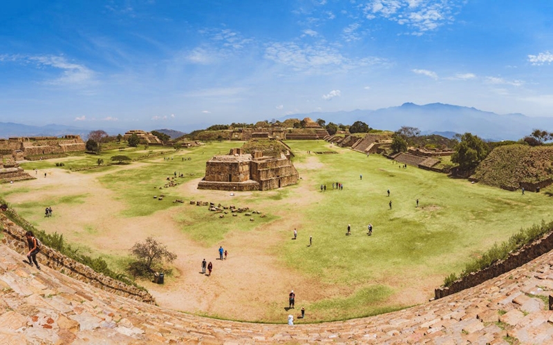 Monte Alban in Oaxaca, Mexico