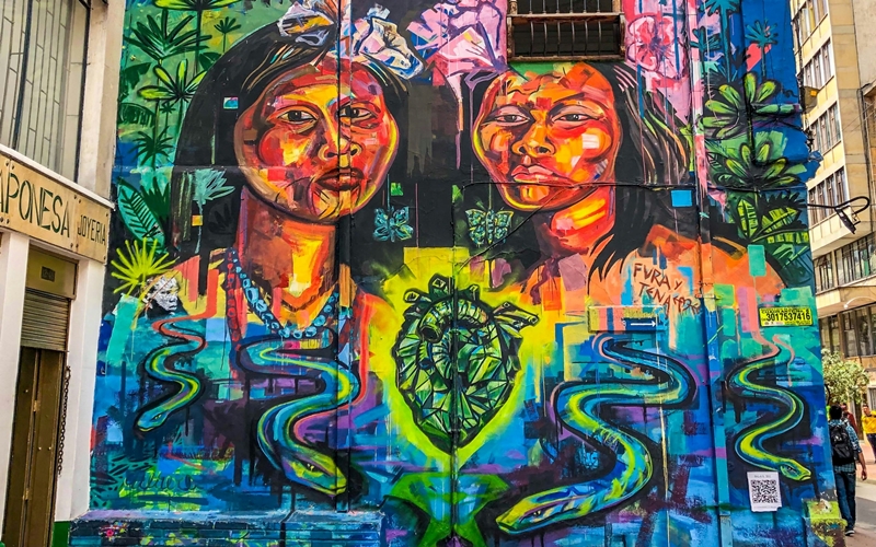 Bogota Graffiti. Colombia