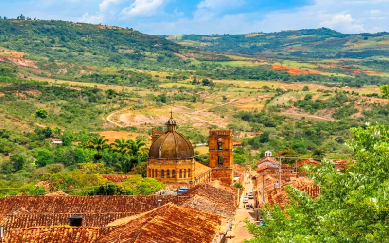 Camino Real from Baricahara to Guane, Colombia