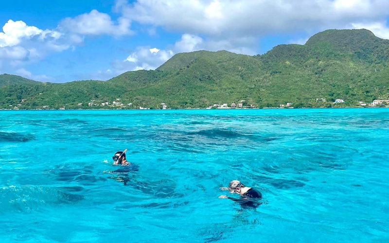 Snorkeling in Providencia Island, Colombia