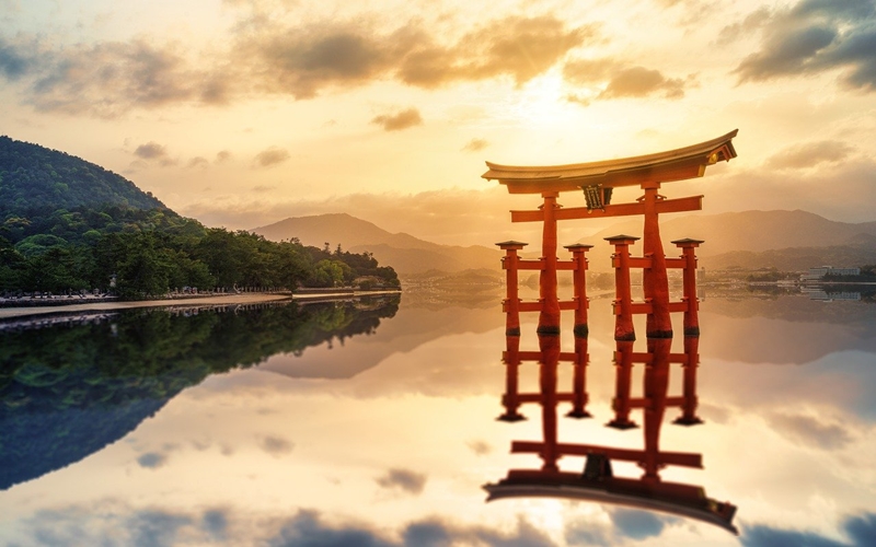 Miyajima in Japan