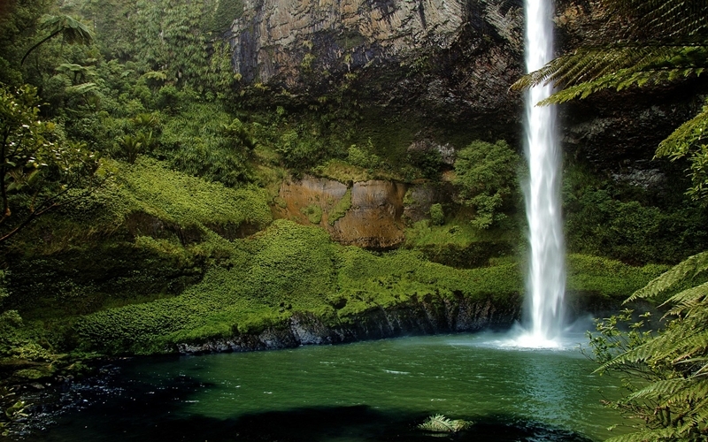 Bridal Veil Fall New Zealand
