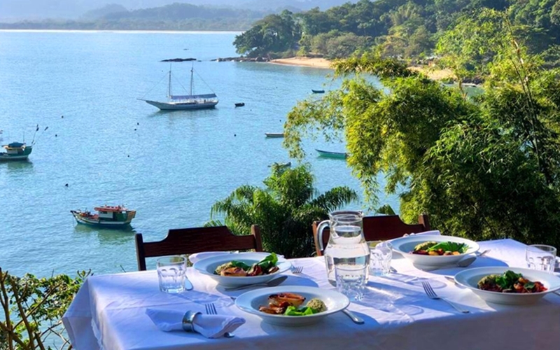 Pousada Picinguaba, luxury boutique hotel facing the beach, in Brazil
