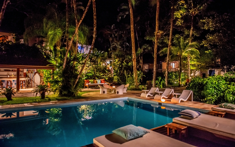 Pousada Picinguaba, luxury boutique hotel facing the beach, in Brazil