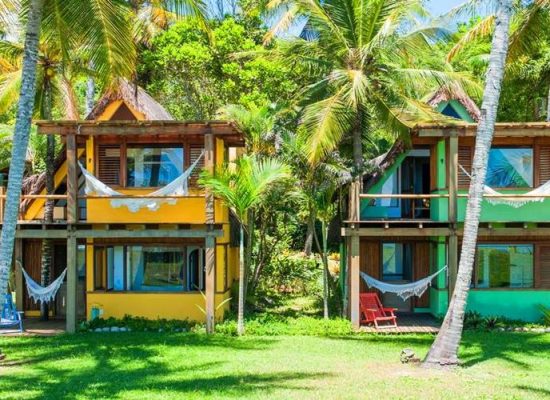 boutique hotel Pousada Pitinga located in Arraial d'Ajuda in Brazil, on the coast of Bahia