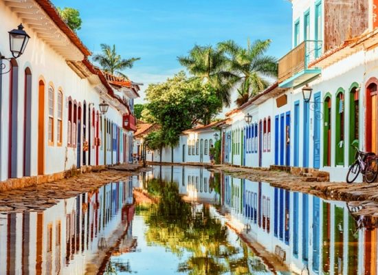 The historic town of Paraty, Brazil